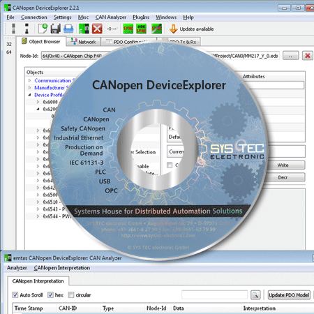 CANopen DeviceExplorer